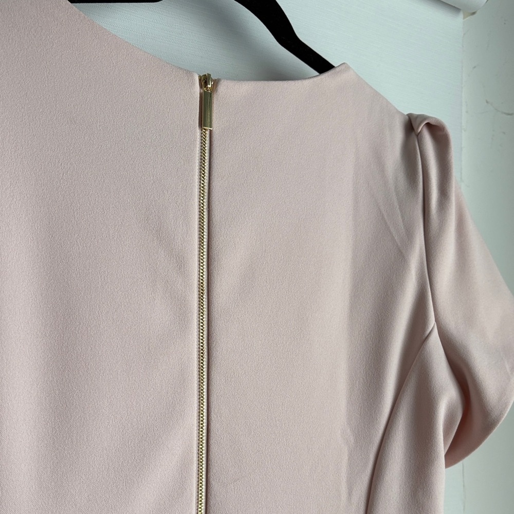 Marc New York Dusty Pink Puff-Sleeve Midi Dress - Picture 8 of 13